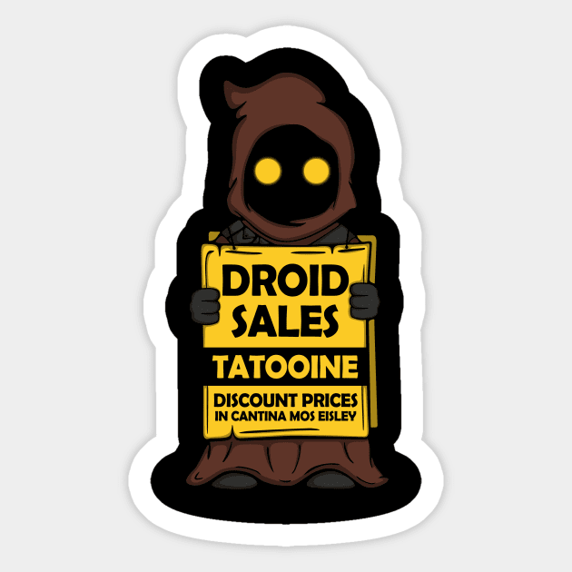 Droid Sales Sticker by Melonseta